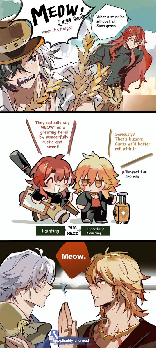 The white-haired country boys vs. the city folks #Argenthill #phaidei