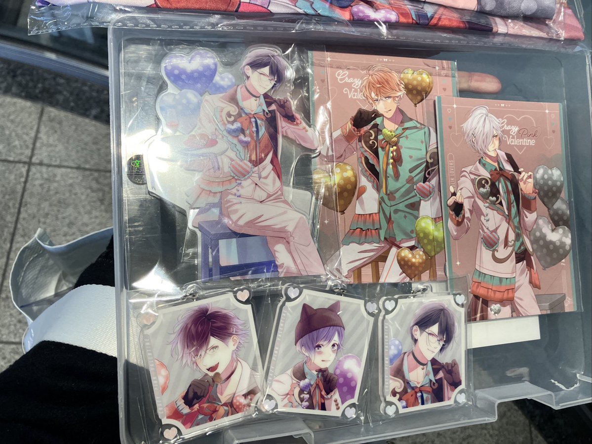 交換】 DIABOLIK LOVERS ディアラバ Crazy Pink Valentine くじ Type A