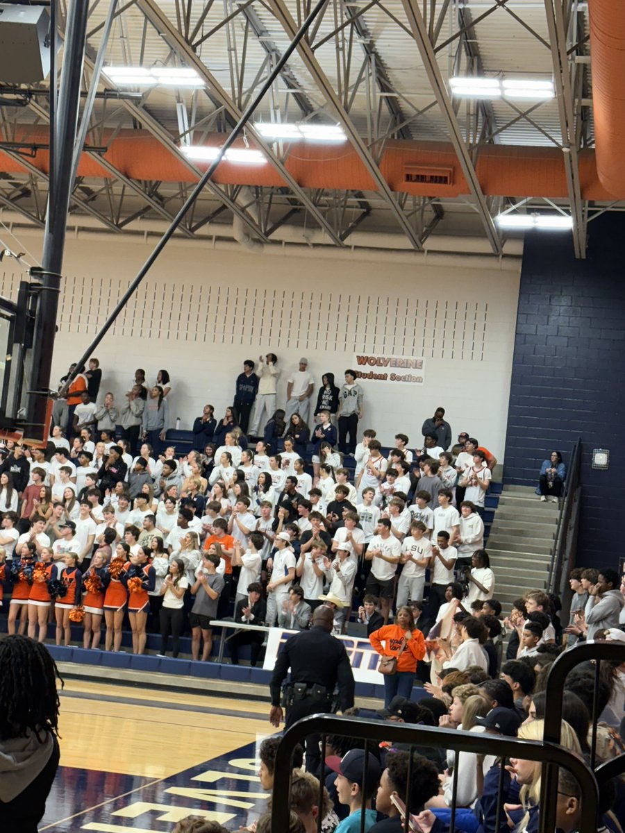 Not a better place in The Land than <a href="/WakelandHS/">Wakeland High School</a> !!! Student section was packed tonight!
