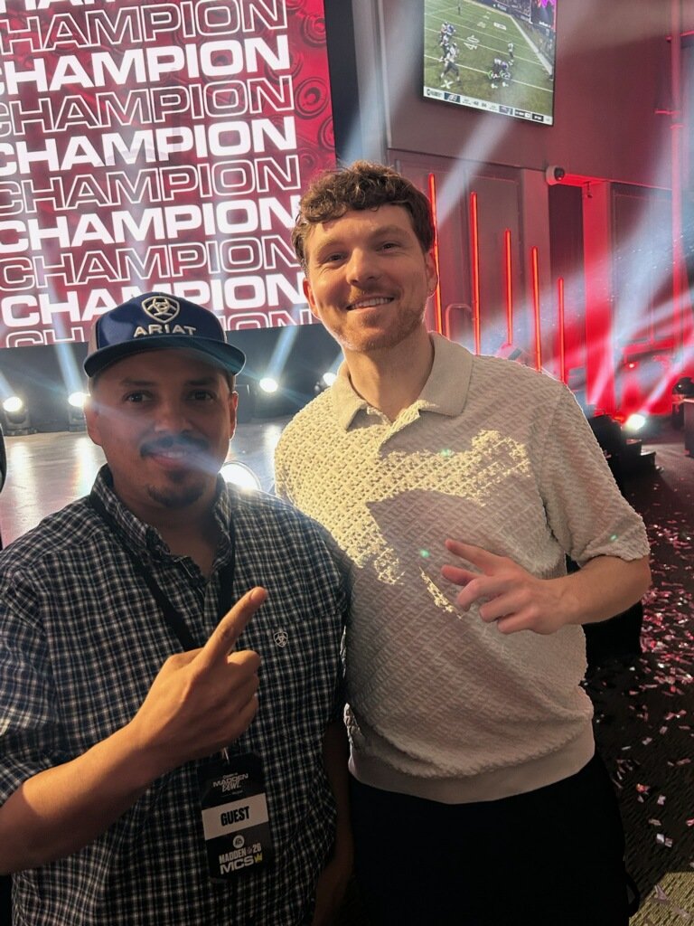 UMC <a href="/diggyc1123/">Diego Cordova</a> and <a href="/KMaC703/">Kmac</a> at the #MaddenBowl
