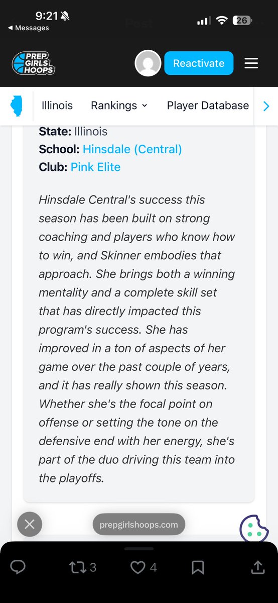 Hinsdale Central Girls Basketball Booster Club tweet media