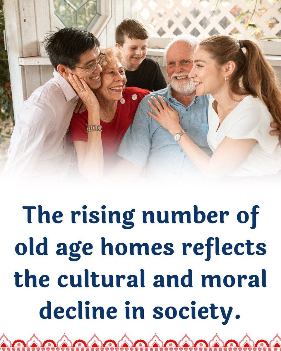 AshramUNR's tweet photo. Through social and spiritual teachings, Sant Shri Asharamji Bapu emphasizes the responsibility of children towards parents. He discourages the growing trend of Old Age Homes and promotes Matru Pitru Pujan Diwas to strengthen family bonds and values. #RespectParents https://t.co/rz2PrqjHbO