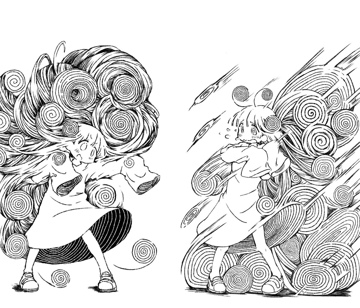 🌀うずまきちゃん🆚うずまきちゃん🌀