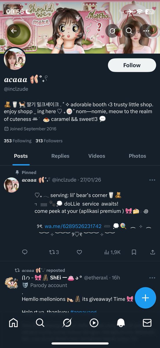 ecliplie's tweet photo. @scherziou kak ni akun baru dia, dan ini nomor baru nya 089526231742. pola nya persis bgt kaya yg km ss

tag. penipu netflix 50k sebulan 
username @.inclzude https://t.co/fm3Gr7ZD8f