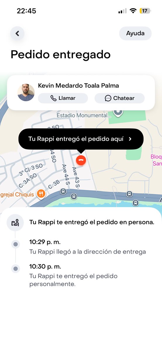 Romicami04's tweet photo. Acabo de hacer un pedido, llega el rappi, no me trae lo que pedí (pedí un tallarín salteado y me trajo una papa) me indica que lo va a reportar, se lleva la papa porque va a verificar, se va y marca el pedido como entregado.

@EcuadorRappi , qué pasa con sus trabajadores? https://t.co/aYrzqAEqHb