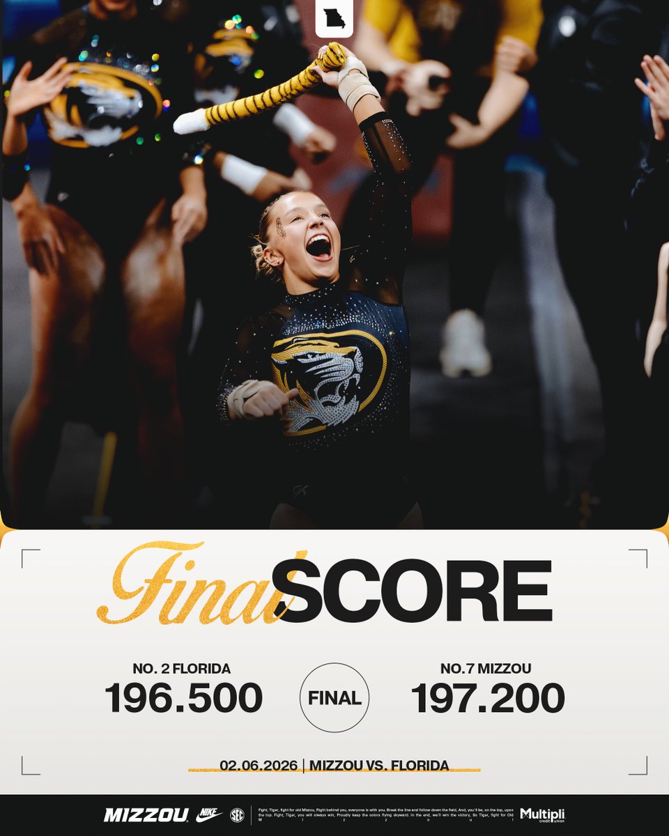 Highest-ranked win in program history ✅

#MIZ🐯