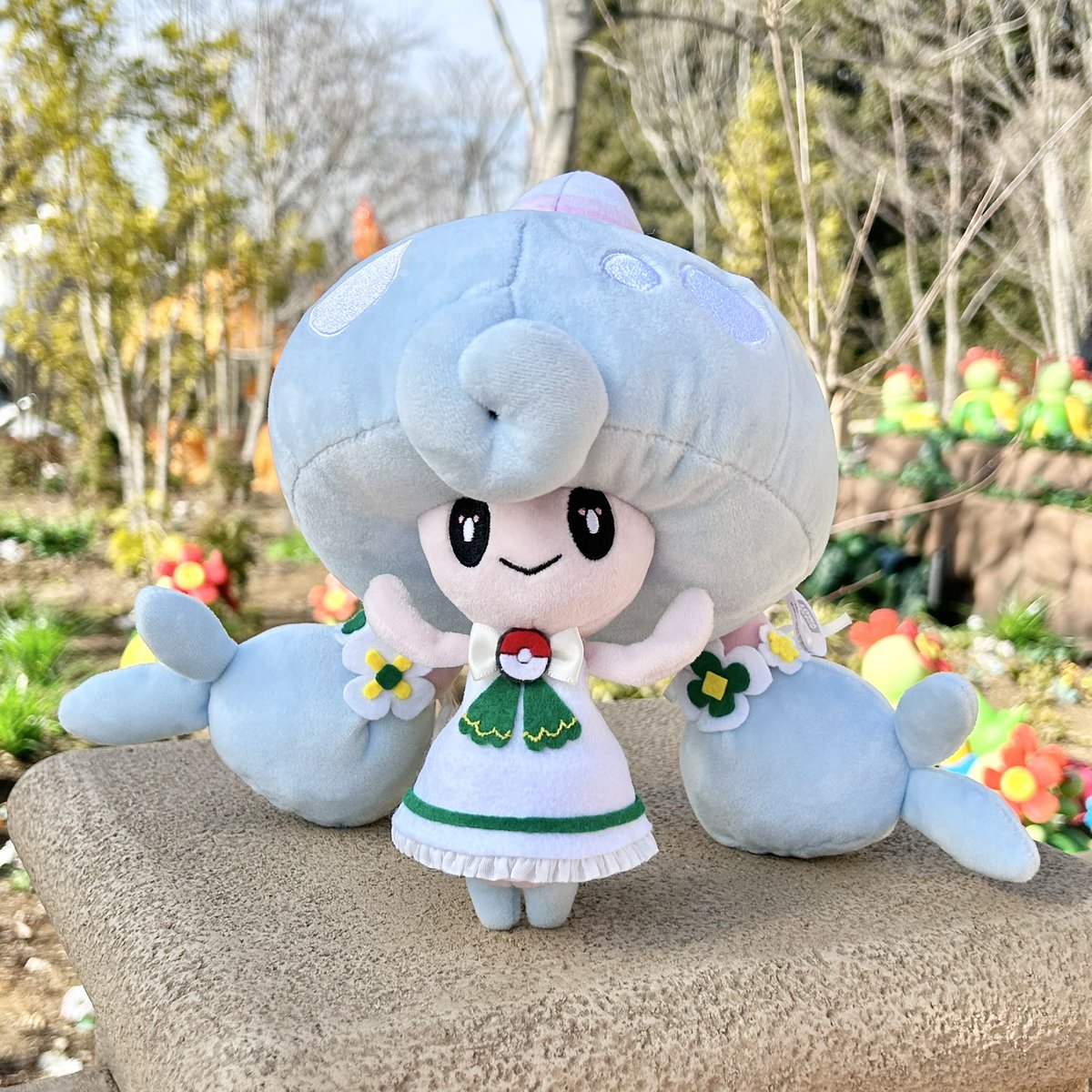 🤍🌼💚！ (ポケパークのカーニバル風のお洋服 トレーナーさんにつくっ