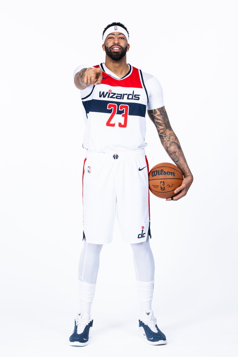 Anthony Davis' first pics as a Wizard 📸👀
