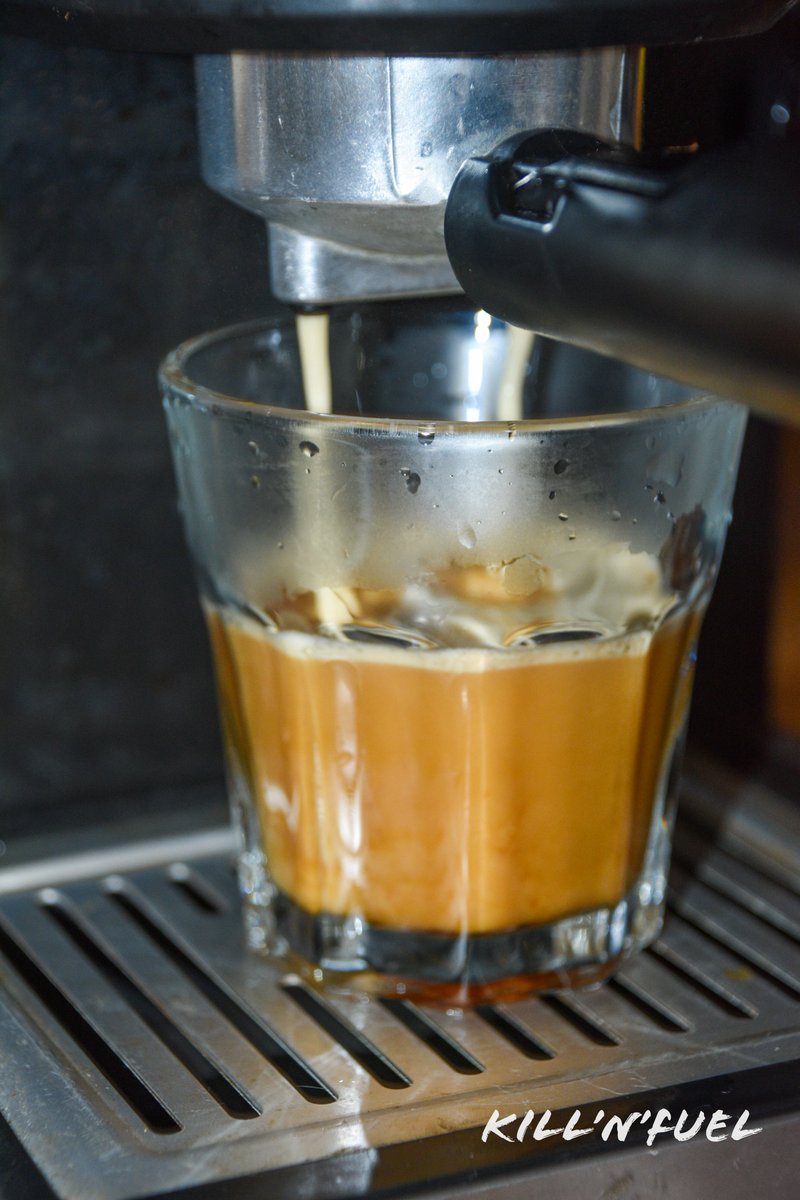 KillNFuel's tweet photo. Double shot, swift finish. Ready for the day. ☕️✨
#espresso #coffeelover #quickcaffeine https://t.co/n91arOBIzb