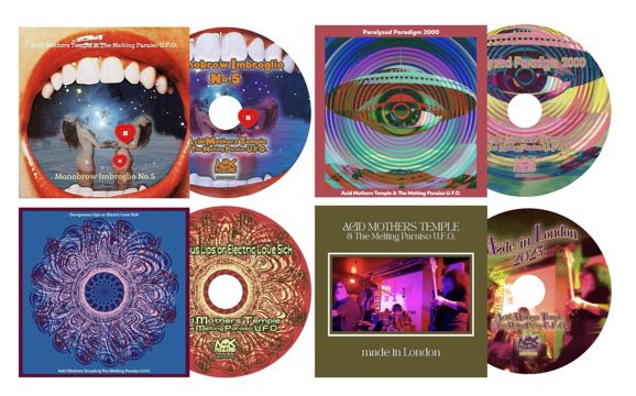 Bandcamp Friday 残すところ4時間となりました。

バンド黎明期の2000年ベアーズでのライブから昨年のロンドン公演を含む全4枚のライブ盤をリリース。通販もあります。

お見逃しなく！！
acidmotherstemple.bandcamp.com