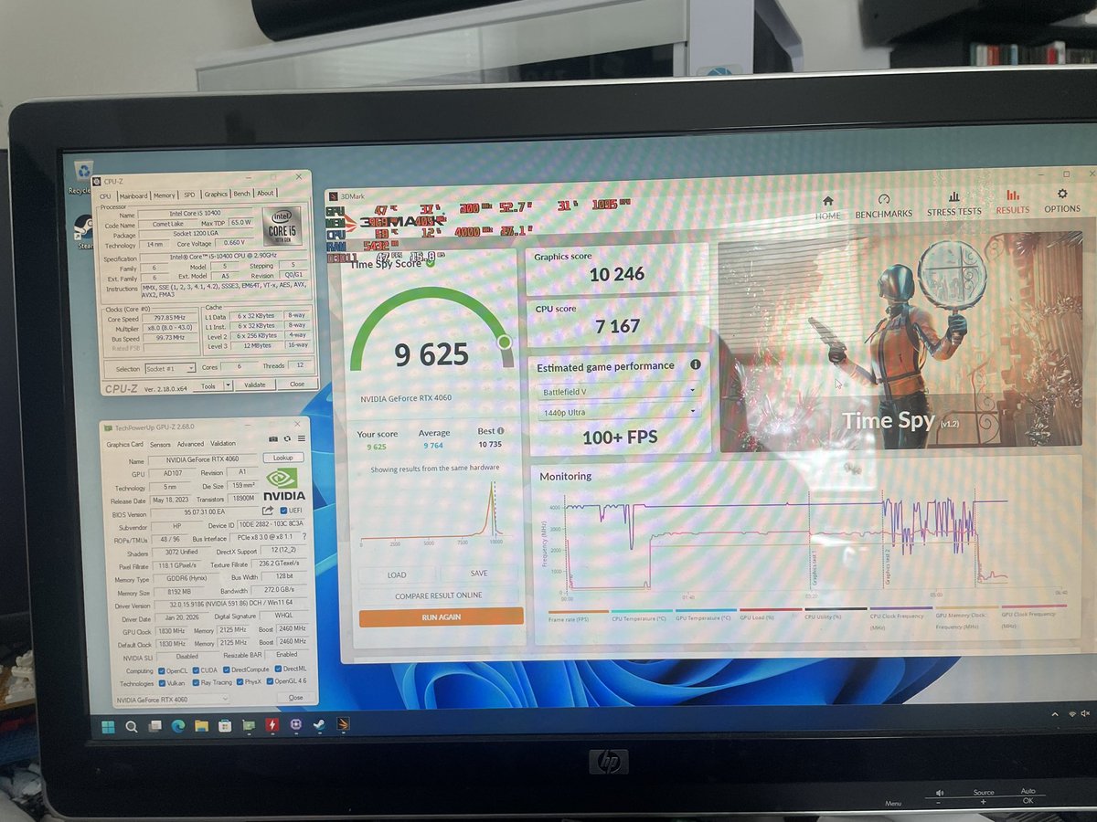 Finally got around to installing the 4060, and it fits flawlessly, and the panel goes on now. It performs a good bit faster too(although that was expected) The CPU and GPU do run a bit toasty with the panel on, but I can likely solve that with a rear fan and a better cpu cooler.