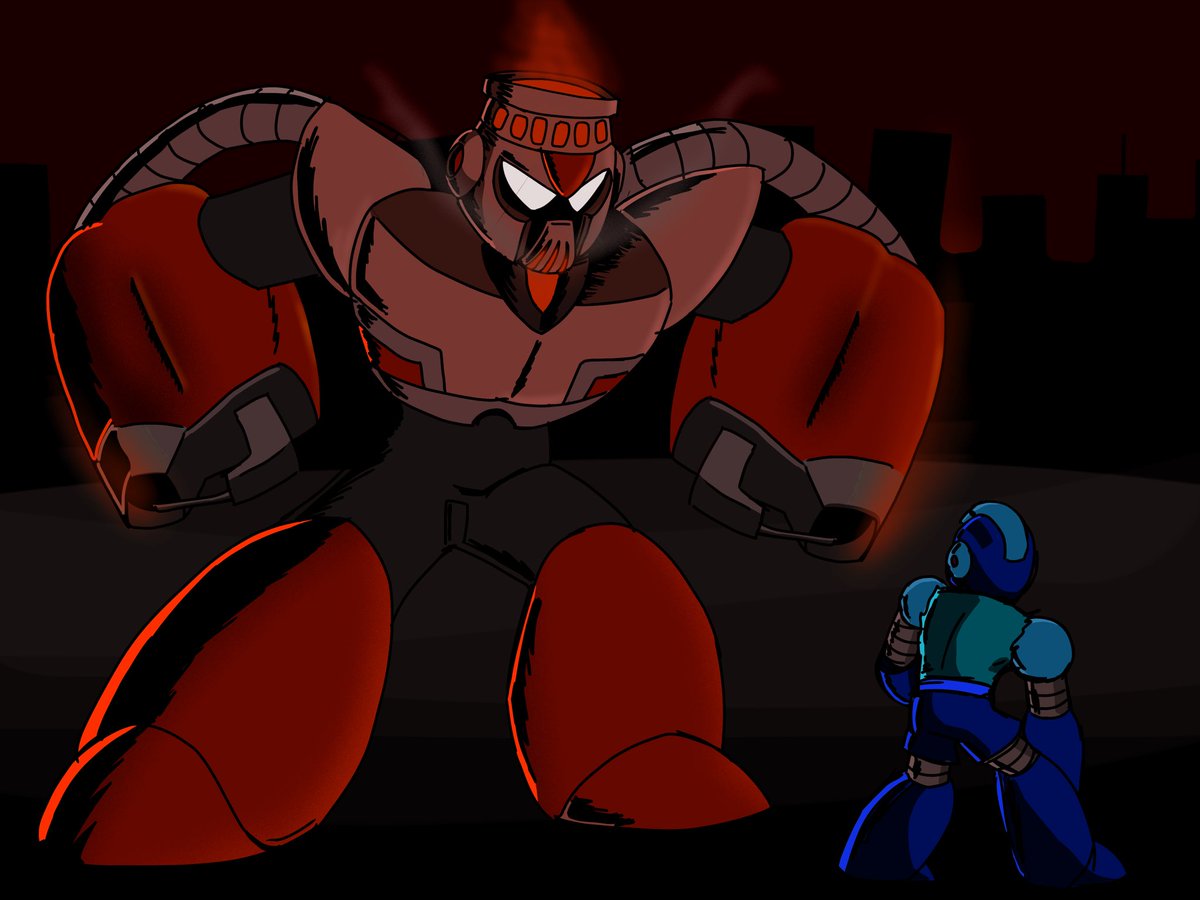 ToyChicken's tweet image. Punk vs. Fire-Man