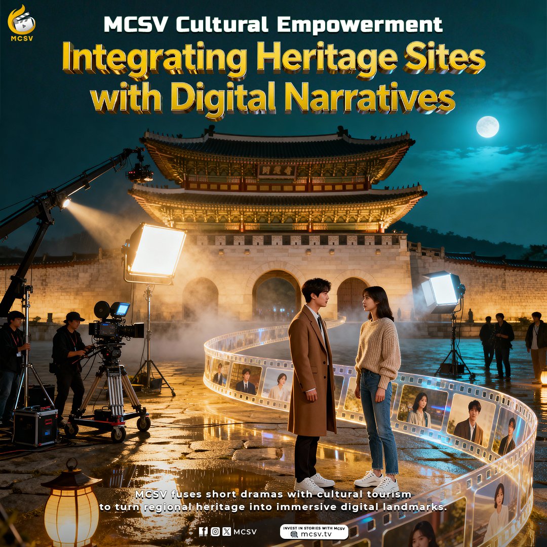 MCSV_Music's tweet photo. MCSV Cultural Empowerment: Integrating Heritage Sites with Digital Narratives
MCSV turns heritage sites into digital landmarks, fueling rural revitalization via drama.
π https://t.co/Ih2TCkwI9q
#CulturalTourism #LocationFilming #ScenarioEmpowerment #RegionalCulture https://t.co/4TQKUwR2Gy