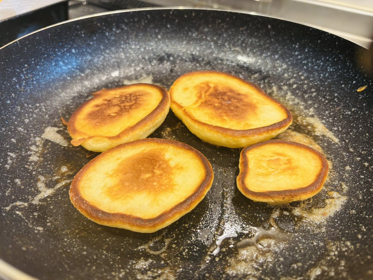 ホットケーキを焼いてはずなのに急に椎茸