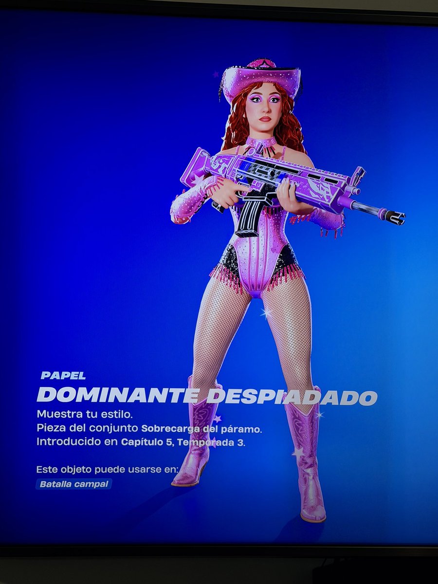 Literal esta es la personalidad de Chappell Roan ☝🏻
#Fortnite
