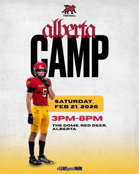 GradyMalo_6's tweet photo. Thank you, @joecaps and University of Guelph football, for the opportunity to compete at their identification camp down in Red Deer. https://t.co/kZNaIkqT5J