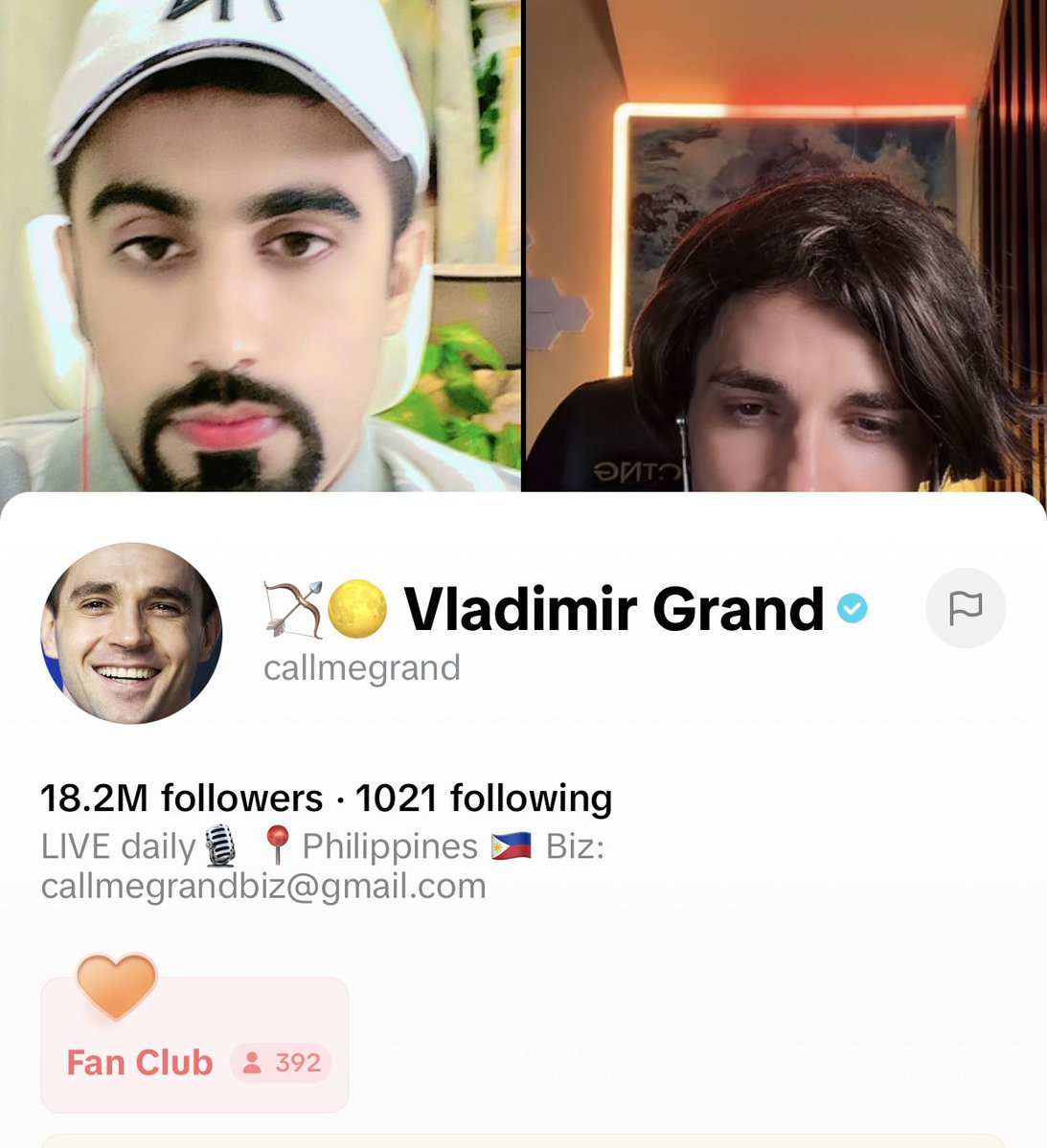 My Friend Vladimir Grand a Ukrainian model and social media influencer &amp; a celebrity in Philippines. Having 18 million followers, yet he stays gentle. respect, and heart hearted . ❤️🇺🇦
