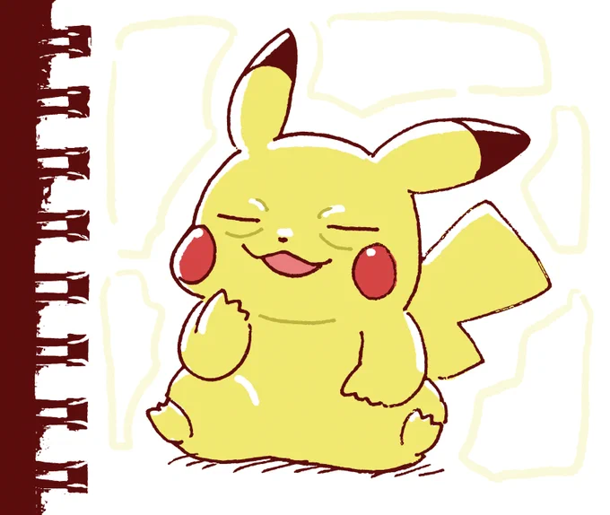 ポケパークにいるピカチュウ、目元が絶妙にリアルでとても良い 