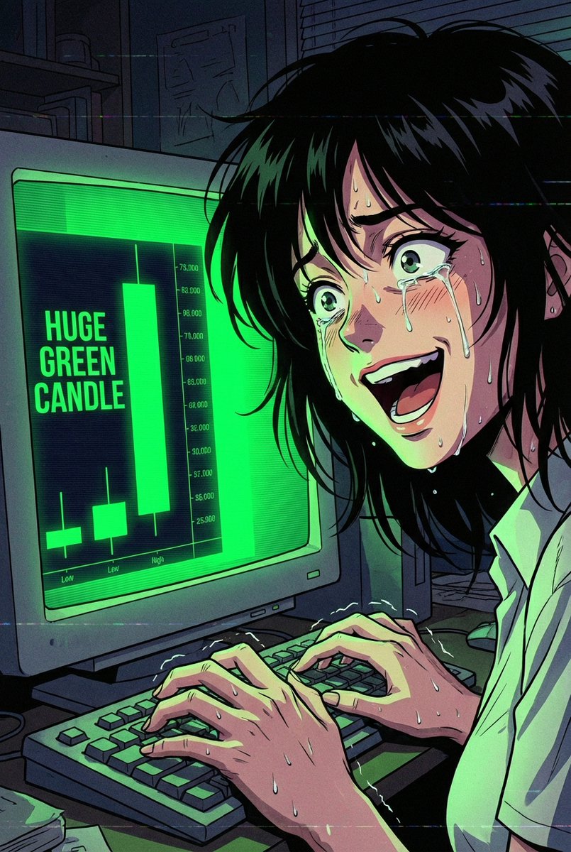 Crypto_Arin's tweet image. 60k ➔ 70k. 📉🚀
I experienced 5 heart attacks in 1 hour. 🫀
At 60k, I was literally filling out a McDonald's job application. 🍔📝
At 70k, I tore it up and screamed 'WE ARE BACK'.
The God Candle saved my life.
Who else survived this madness?
#Bitcoin #Vshape #GodCandle #Crypto