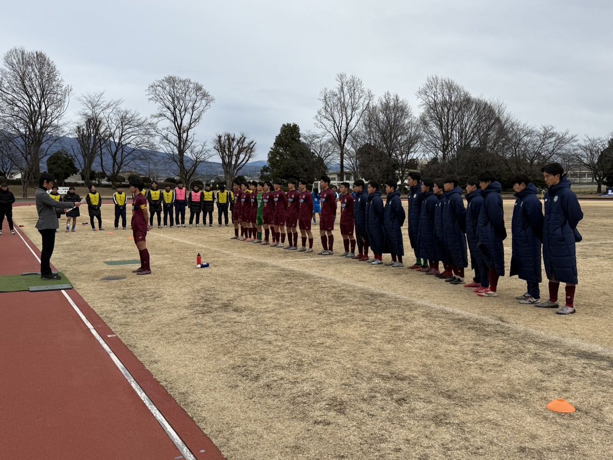 kyoaifc's tweet photo. 令和7年度　
群馬県高校サッカー新人大会準決勝

共愛学園 1 - 2 健大高崎

《得点者》
木暮海斗　（前橋ジュニア）

逆転負けで、準決勝敗退となりました。
大会を通しての成長もあり、今後の課題も明確になりました。
この敗戦を糧にさらに努力して、這い上がります。
応援ありがとうございました。 https://t.co/o4g2lKz4ZG