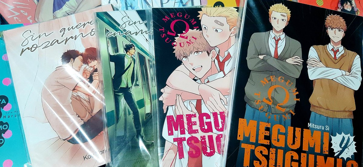 Cen_Jenn's tweet photo. Por fin ya tengo el Vol. 5 y 6 de Megumi to Tsugumi! ❤

"Sin querer rozarnos" se agrega a la colección! 🥳 https://t.co/ttqZgSyP7I