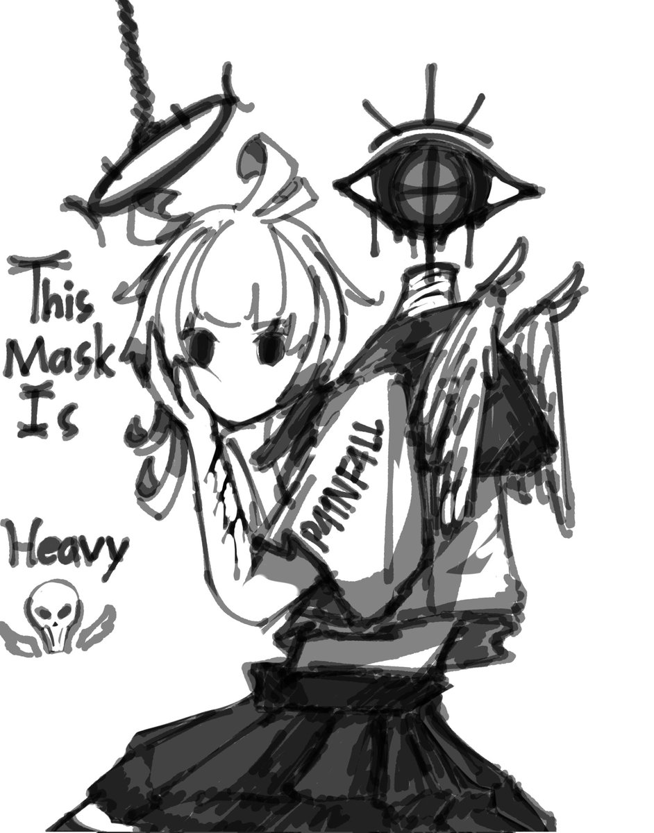 不安-たん Painfall (commission open) tweet media