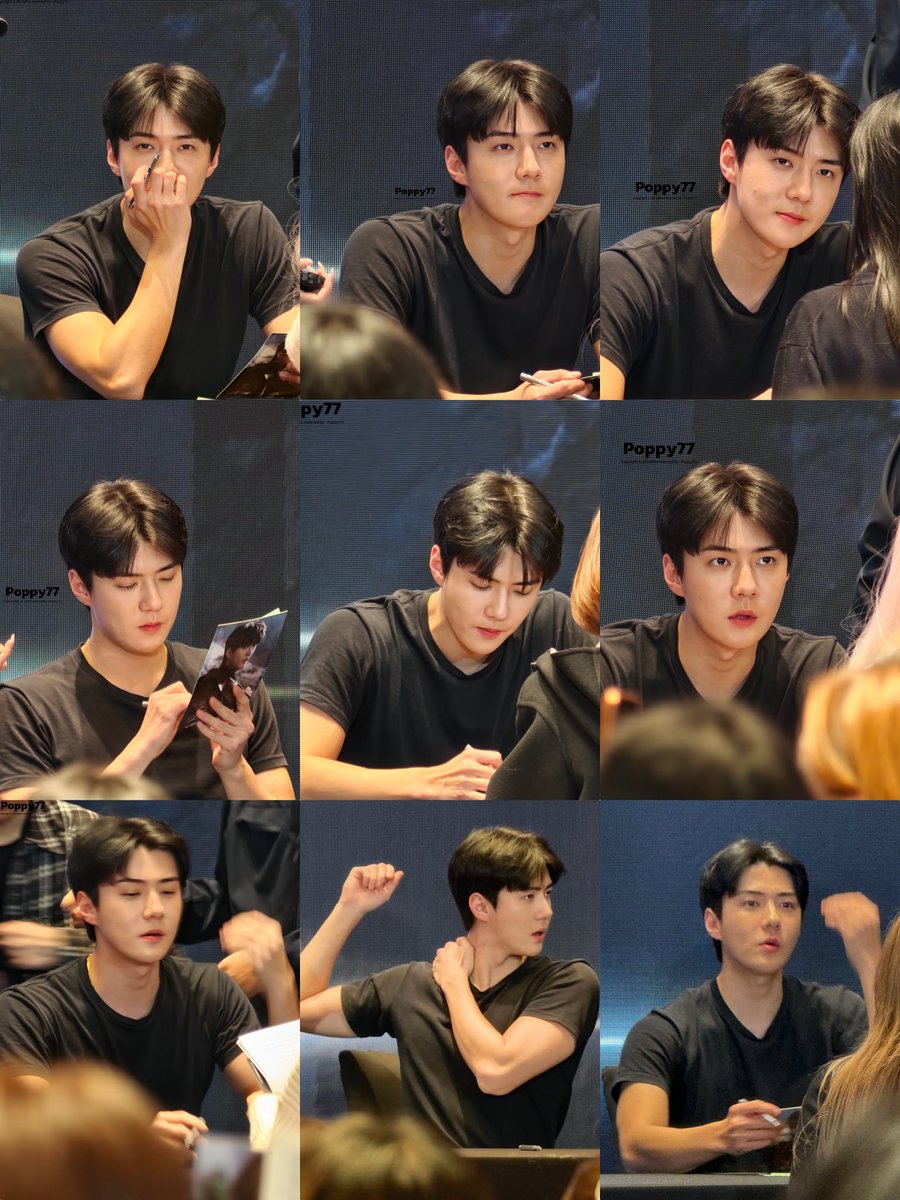 shixuncheeks's tweet image. So this is how sehun looks like in real life 😭✨