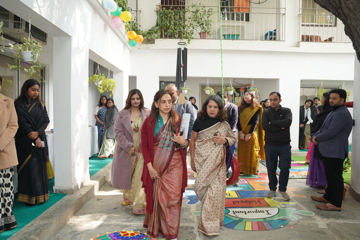 SAS_Rupantar's tweet photo. ✨ A milestone moment: The inauguration of Mother’s Grace CoE, Delhi, by Ms. Manmeet Kaur Nanda, IAS  @MSJEGOI. Grateful to all partners for helping us advance Project Inclusion through collaboration and action. 🤝

#ProjectInclusion #SriAurobindoSociety https://t.co/ltwktkU1bZ
