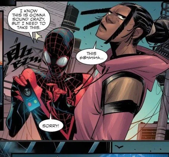<a href="/SeanDaBlack/">Sean</a> That actually has happened already in a Miles Morales comic. The word is censored though.
