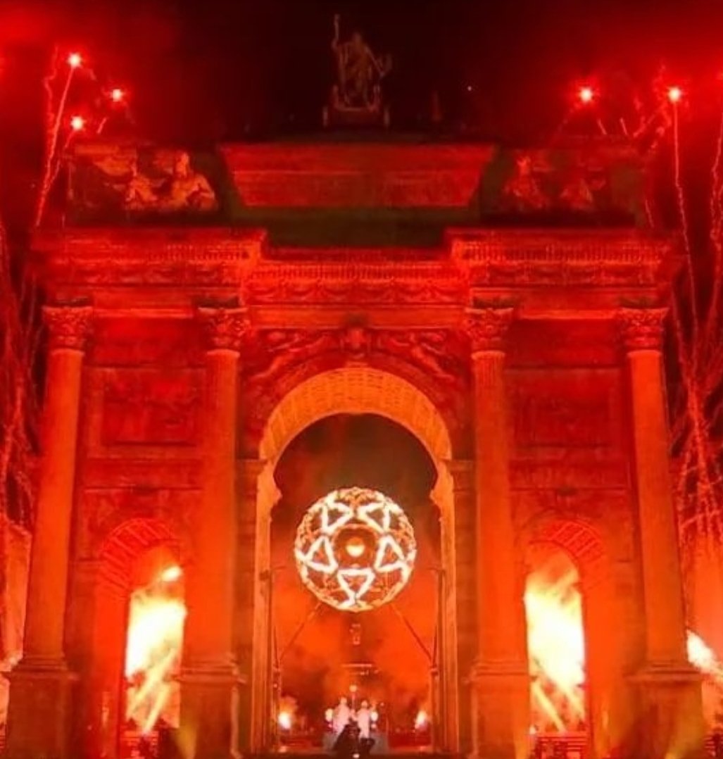 OwenShroyer1776's tweet image. This was tonight's opening ceremony at the Olympics.

They're rubbing it in our faces.