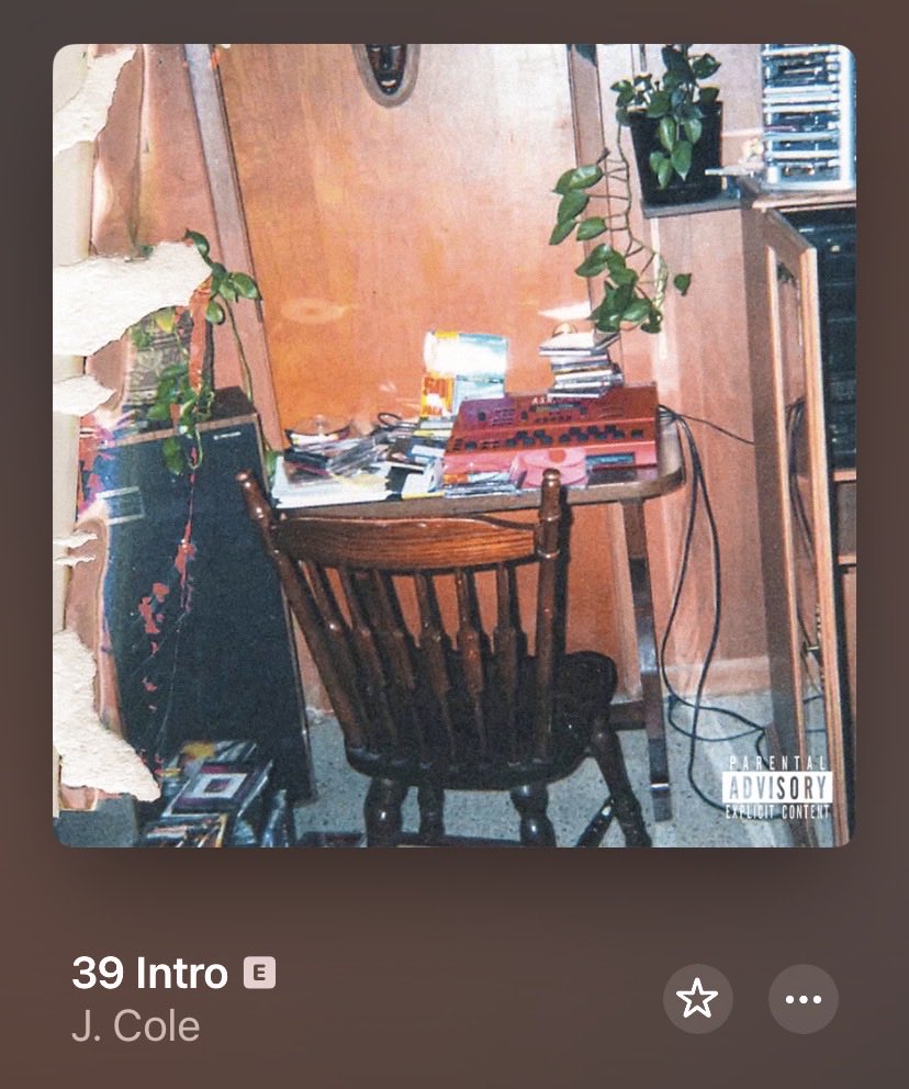 NameIsZay's tweet image. 39 Intro my favorite song on Cole album and its not particularly close
