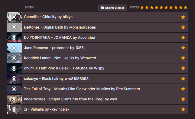 some good maps ranked in 2025, hoping for more in 2026