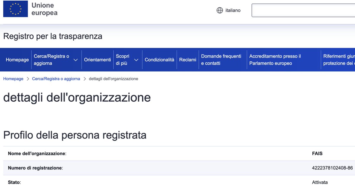 Fais OdV Italia tweet media