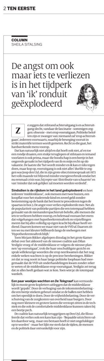 En de grote dikke IK, hij ploegde voort.