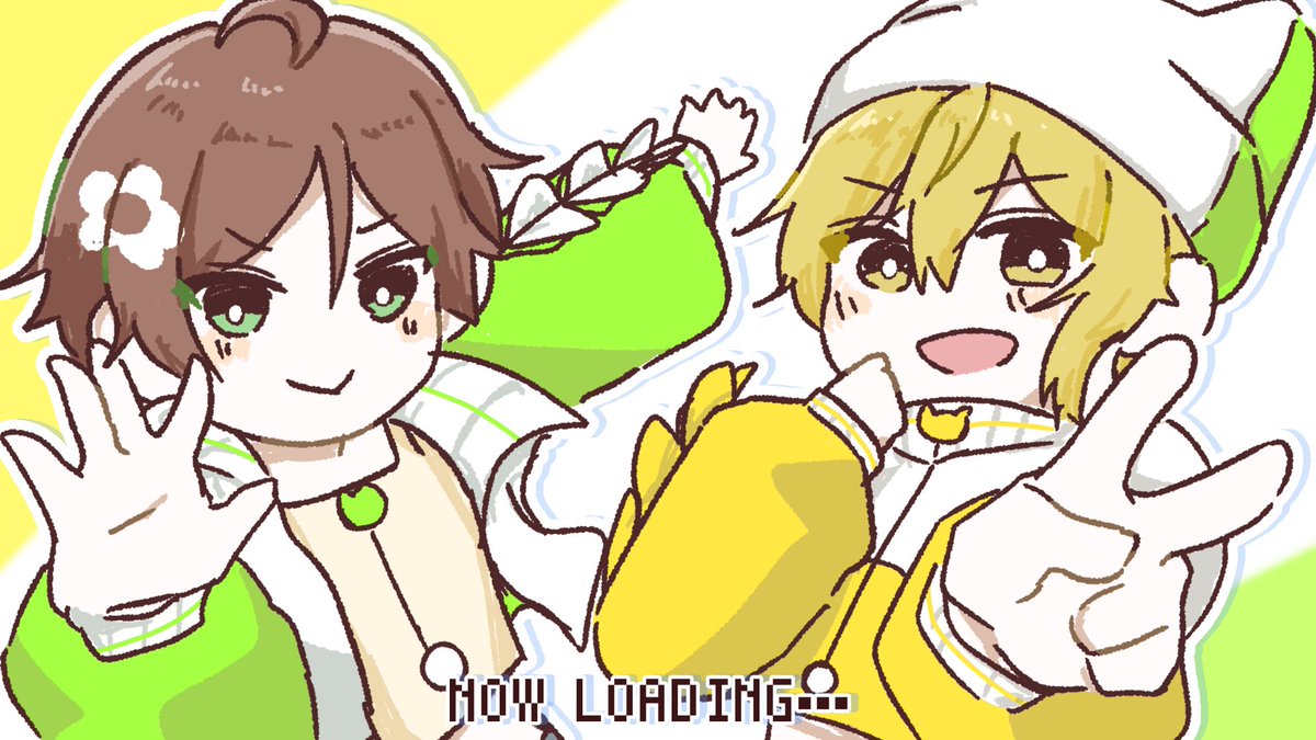 💚💛🐰⚡️

 #うらたぬ王国の美術館
 #センラの絵ぇやん