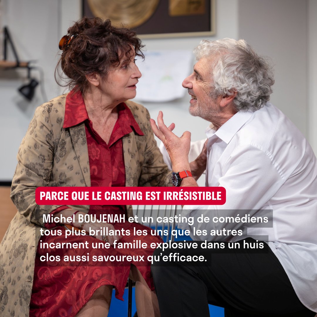 ❓Pourquoi aller voir « Toute la famille que j’aime » ?
Parce qu’on y parle d’héritage, de mensonges, de calculs… et de ce que l’argent révèle de pire (et de plus drôle) chez nous.
🎭 Une comédie grinçante à ne pas manquer au Théâtre des Variétés 👉 tpa.fr/pieces-theatre…