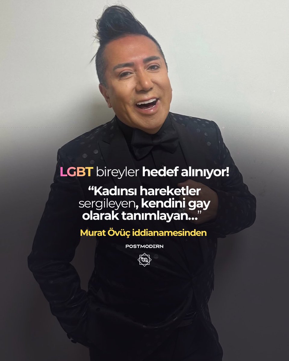 TEHLİKENİN FARKINDA MISINIZ? — Murat Övüç’ün iddianamesi hukuka ve insan haklarına aykırıdır. Kişinin cinsel yönelimi, beden dili, jest-mimik veya giyim tarzı gibi kişisel özellikleri suç isnadı için delil gösterilemez.

Aylar önce ‘Yeni Yargı Paketi’ ile LGBT+lar kriminalize