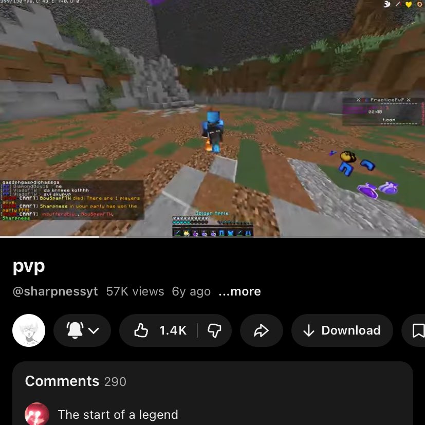 sharpxion's tweet image. i like looking at old videos like it feels so nostalgic bru