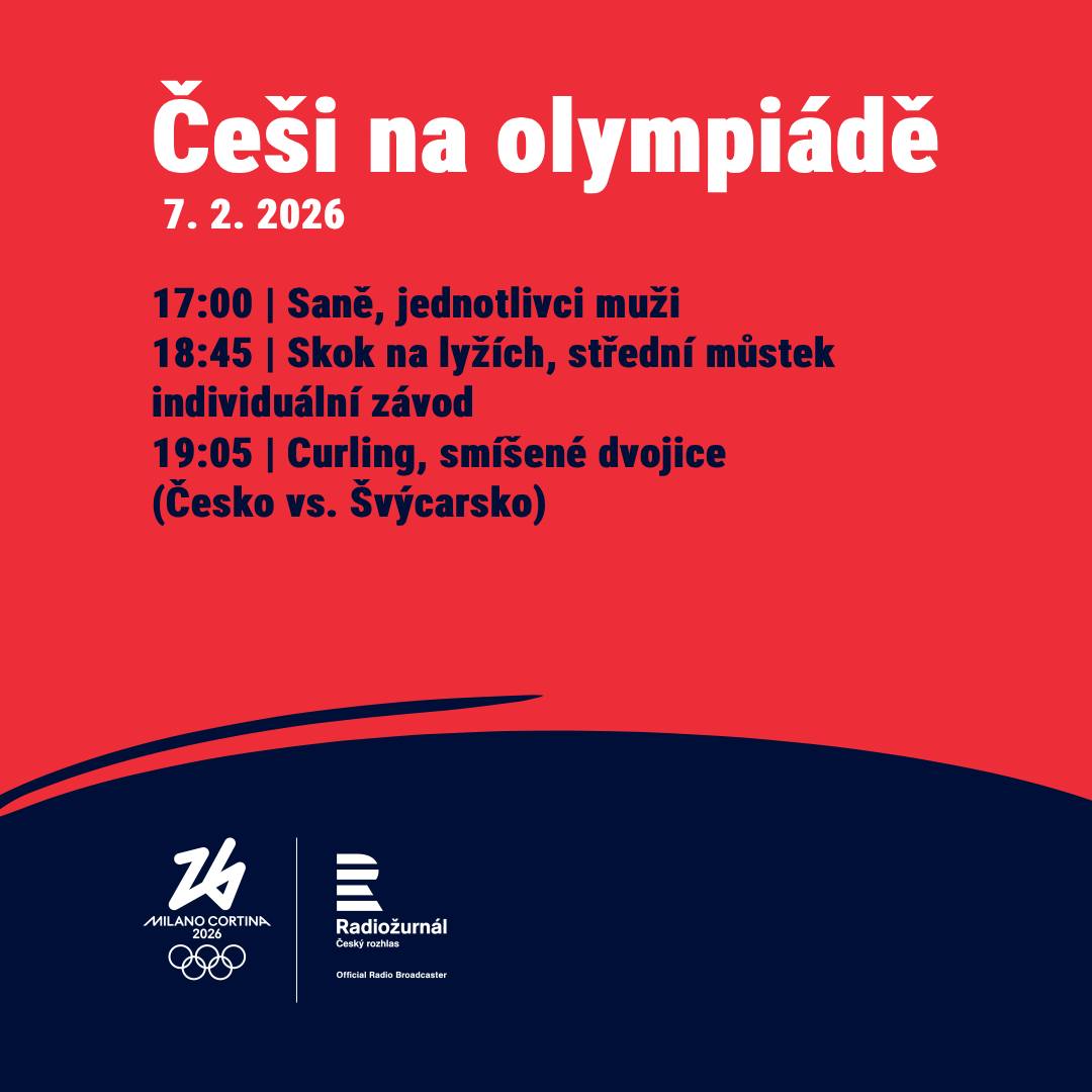 První den po oficiálním startu olympiády a zejména v horských oblastech jde českému týmu o hodně! Sportovce čekají skoky na lyžích, rychlobruslení, curling a mnoho dalších disciplín. Jako každý den i dnes sledujeme dění z Milána a Cortiny na Radiožurnálu a Radiožurnálu Sport 🎧