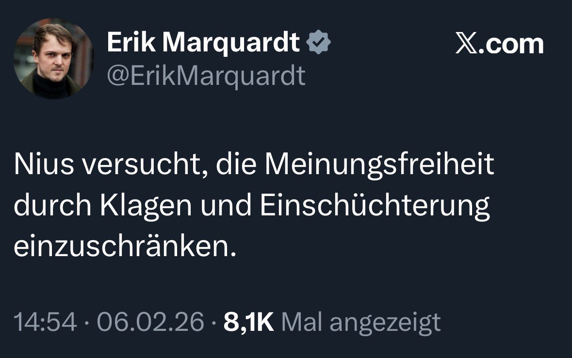 Grüne und Linke versuchen genau das durch "N"GOs. Das sollte der Grüne Marquardt eigentlich wissen.
