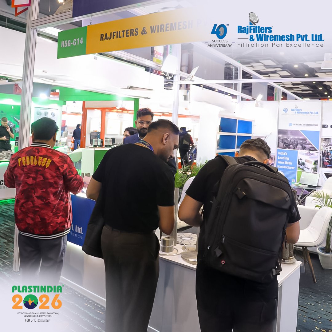 RajFilters's tweet photo. Every manufacturer has challenges. 
But very few of them get practical solutions.
 
𝐃𝐚𝐲 2 𝐚𝐭 𝐏𝐥𝐚𝐬𝐭𝐢𝐜 𝐈𝐧𝐝𝐢𝐚 2026, we focused on listening first because real solutions start with real conversations.
 
#Day2 #PlasticIndia2026 #ManufacturingTalks #PlasticIndustry https://t.co/AaEBhMBfRZ