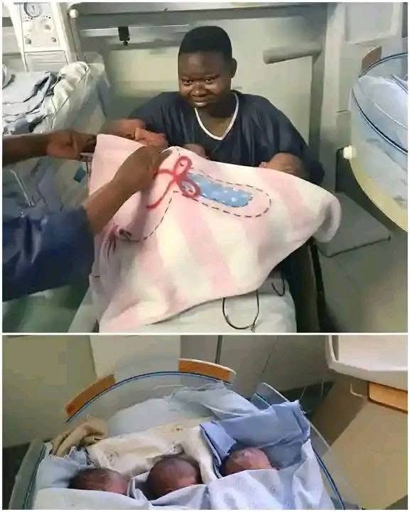 Am_Blujay's tweet photo. 👶🏽👶🏽👶🏽 TRIPLE BLESSINGS IN LIMPOPO!

A 22-year-old mom, Manaleng Phina, delivered triplets ,2 girls (2kg each) and a 3kg baby boy at Jane Furse Hospital in just 9 minutes! 🙌🏽

All babies were born naturally and are healthy, along with their mom.

Three babies. Nine minutes. One unforgettable night. 💙💖💖