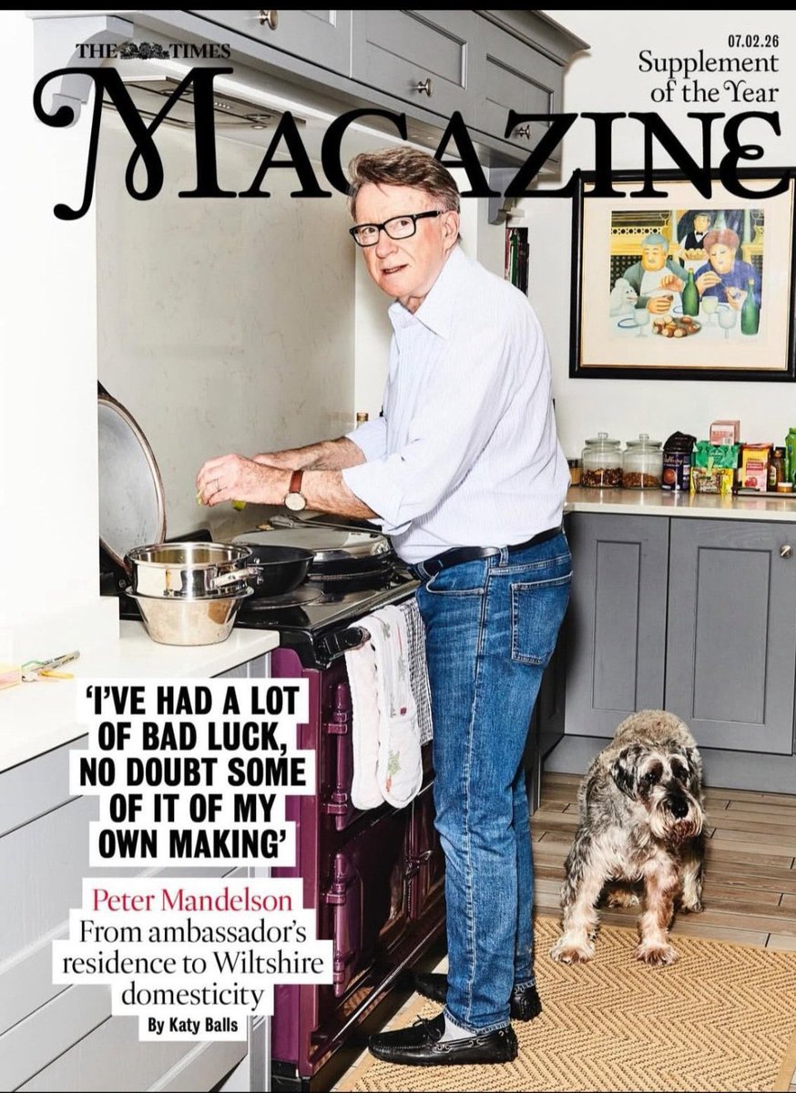 limitedmitch's tweet image. In spite of everything that’s happened this week, Mandelson is on the cover of The Times Magazine today.

This surely has to be one of the worst editorial missteps in recent history?