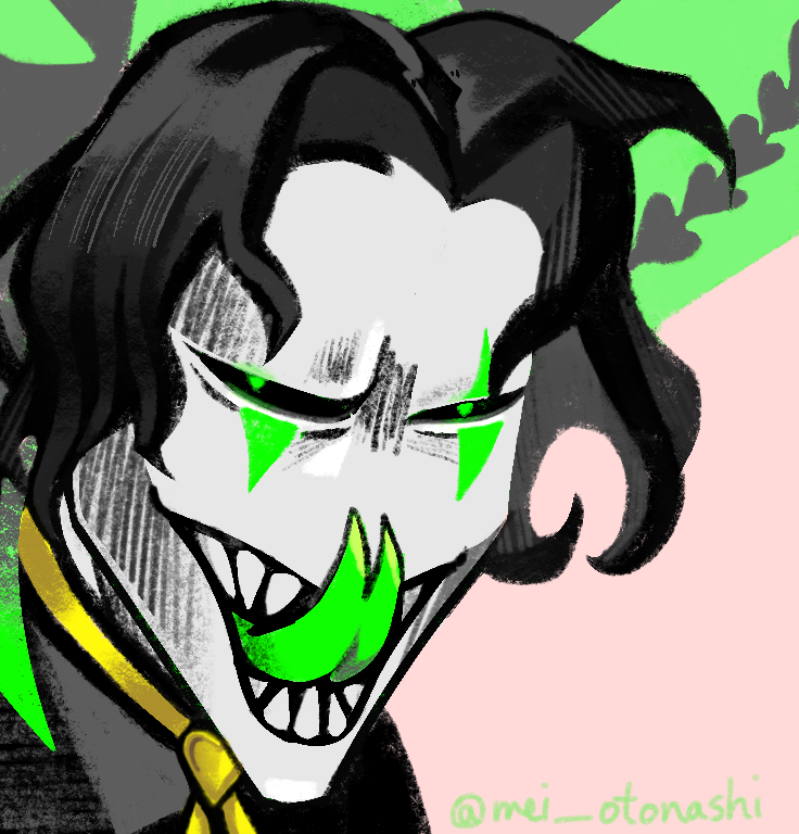 Any time Harlequin shows up, this is what I imagine.

#tfc #thefreakcircus