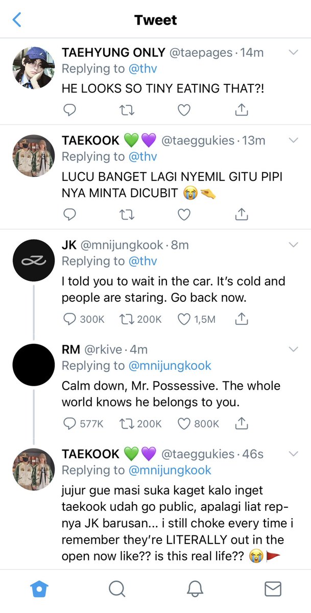 ggukvye's tweet photo. taekook few tweets au — no. this is jeon possesive jungkook au. https://t.co/NpLmnahpcu