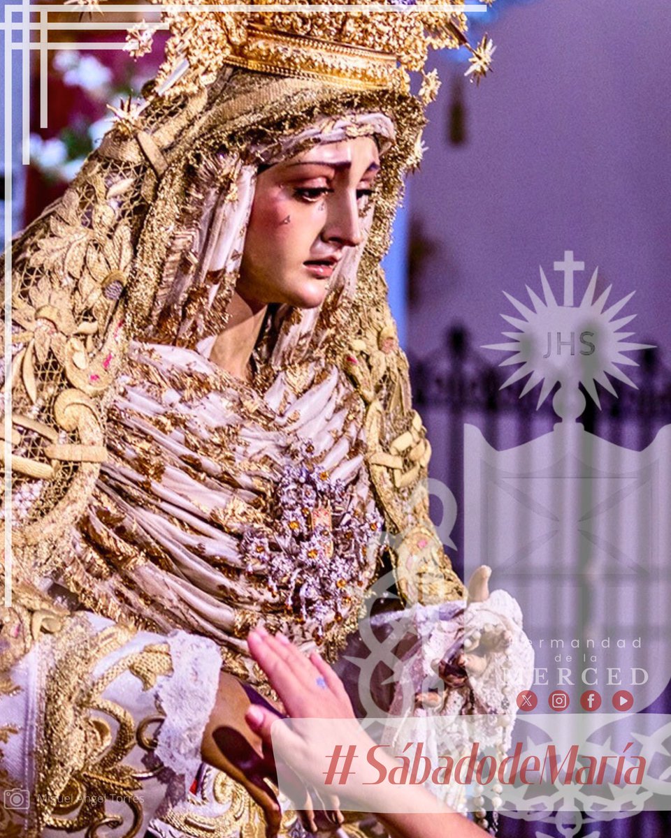 Hdad_Merced's tweet image. #𝑺𝑨𝑩𝑨𝑫𝑶𝑫𝑬𝑴𝑨𝑹𝑰𝑨 | Mirados con compasión.

Que María de la Merced nos enseñe a mirar como mira su Hijo, con entrañas de misericordia, a dejarnos tocar por el dolor del mundo y a ser presencia de consuelo y esperanza para quienes se sienten cansados y desorientados.
