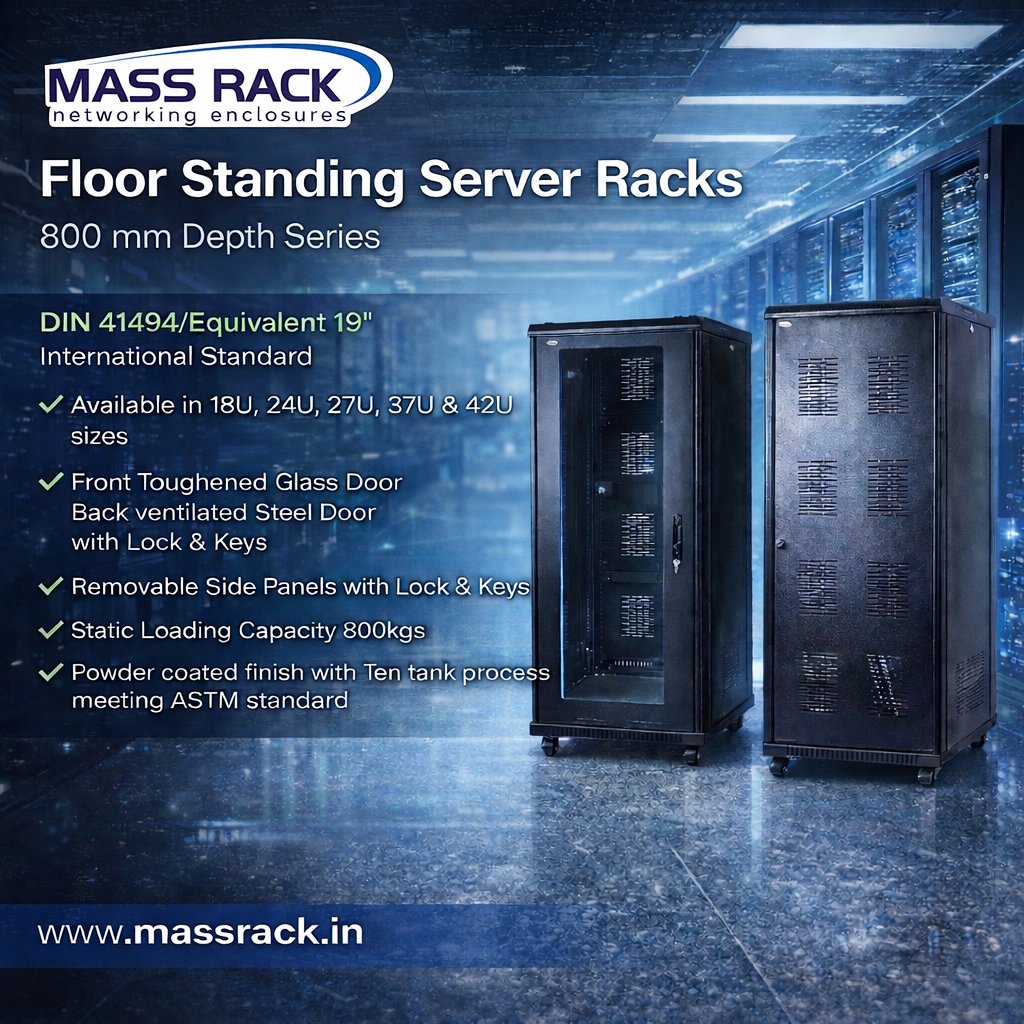 MASS_RACK's tweet photo. Mass Rack Floor Standing Server Racks 800mm Depth Series available in 18U, 24U, 27U, 37U &amp; 42U sizes.
#networkrack #serverrack #telecomrack #wallmountrack #cabletvrack #datacenterrack #massrack #dvrrack #cctvrack https://t.co/UzZBjnsj3Y