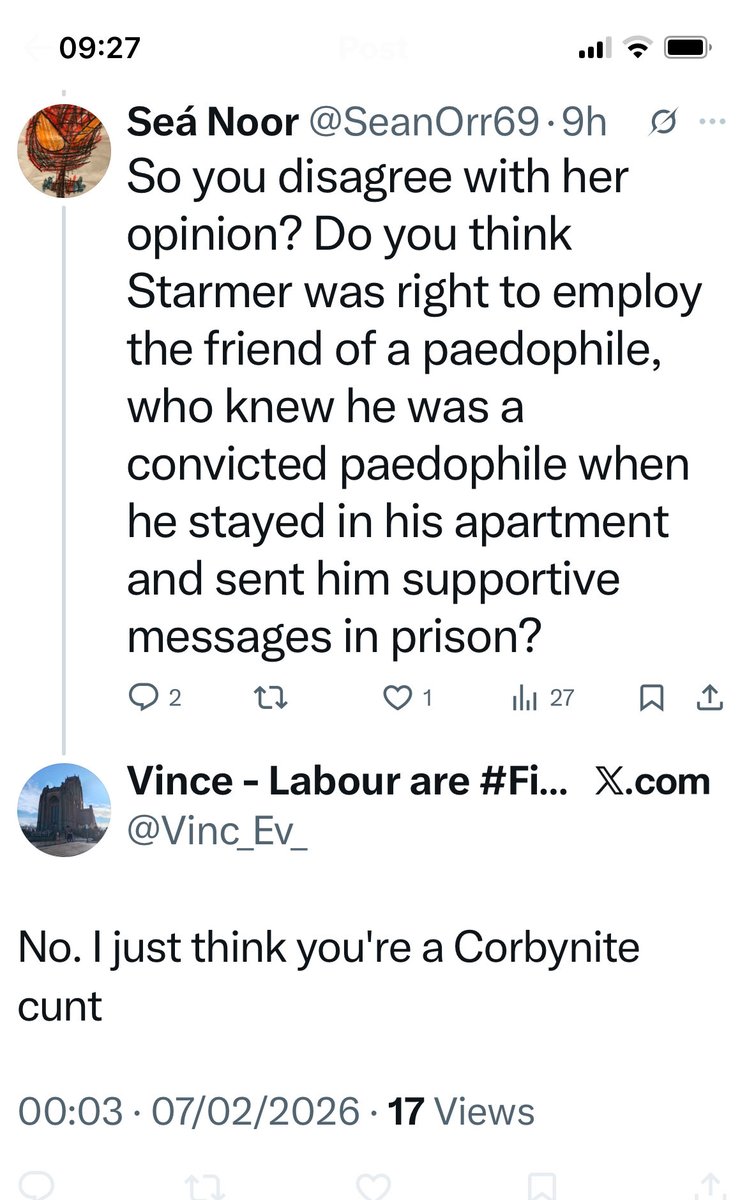 When you realise you’ve lost all credibility, throw insults and block.