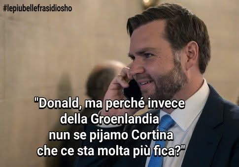 #Vance è rimasto folgorato.
 
#Olimpiadi #MilanoCorrina2026