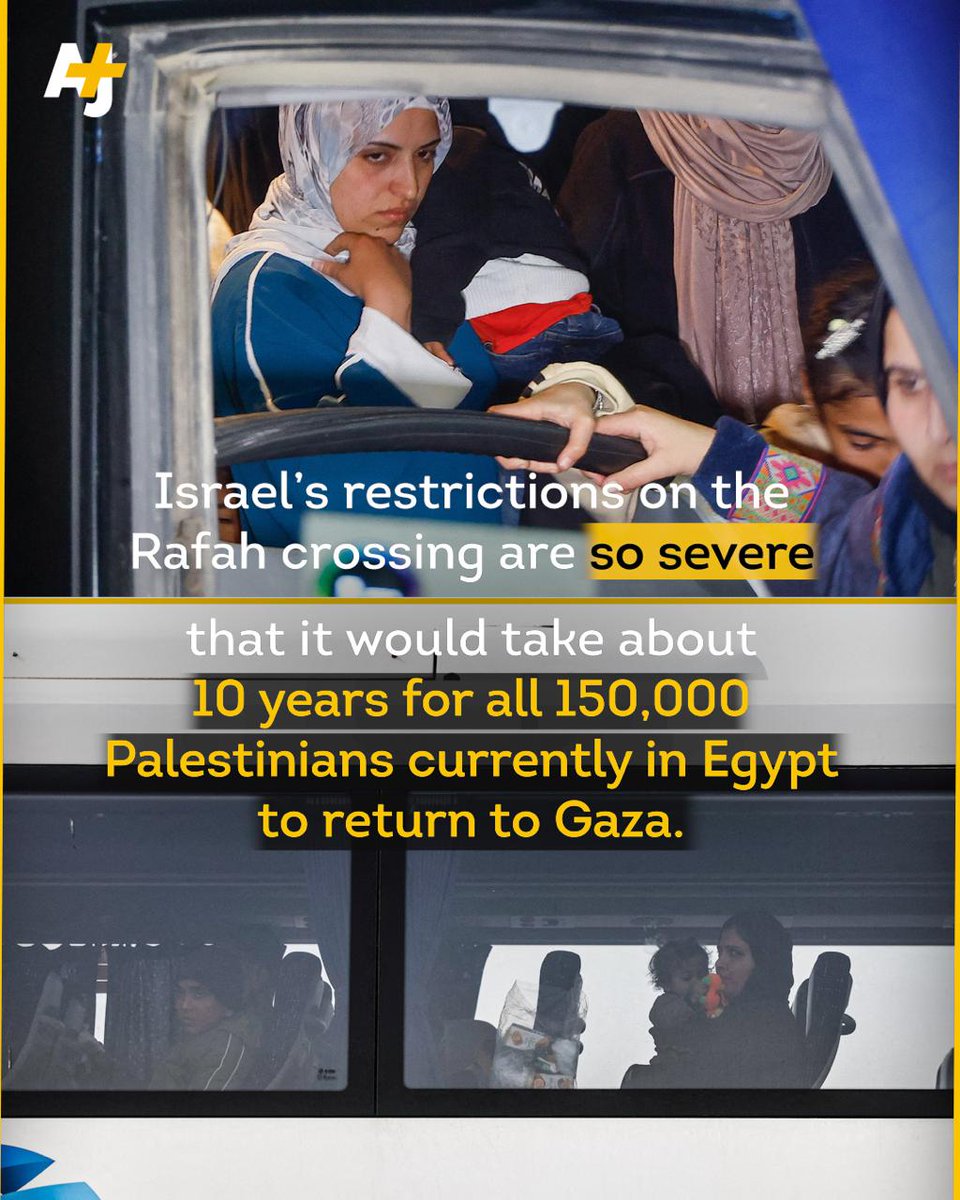 IslamicWisdom92's tweet photo. Only 5 out of the 22,000 Palestinians who urgently need medical evacuation managed to leave Gaza today for treatment. Israel has reopened the Rafah crossing for the first time since May 2024 – almost two years later.  

News Source: AJ+

#IslamicWisdom
#Palestine
#Gaza
#SaveGaza https://t.co/vIRE0pzM5G